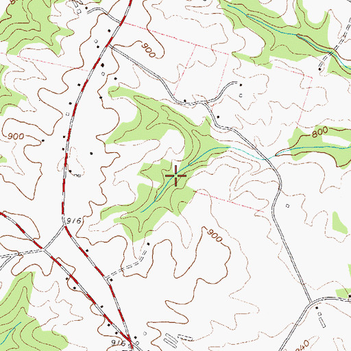 Topographic Map of Gunnels Lake, GA