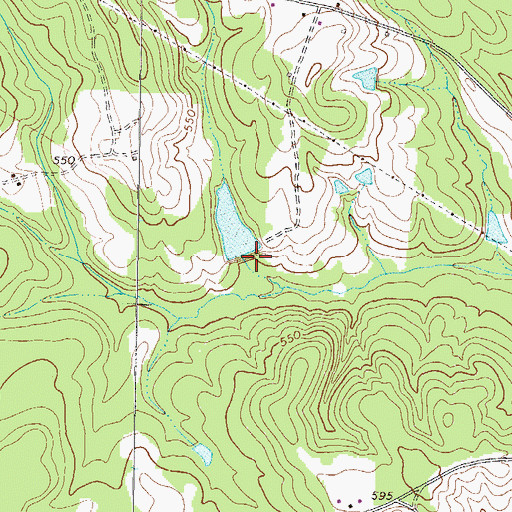 Topographic Map of Nelson Dam, GA