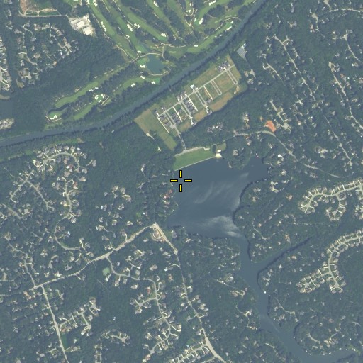 Aerial/Satellite Image of Berkeley Lake Dam, GA