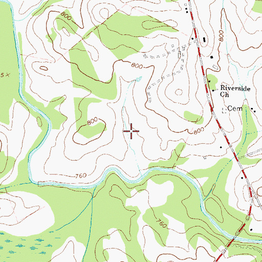 Topographic Map of Carr Lake, GA
