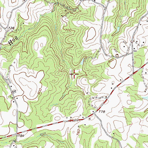 Topographic Map of Grimes Lake, GA