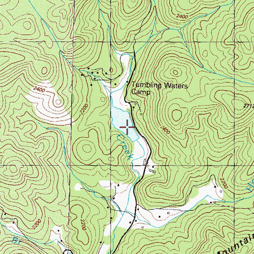 Topographic Map of Rogers-Sale Lake, GA