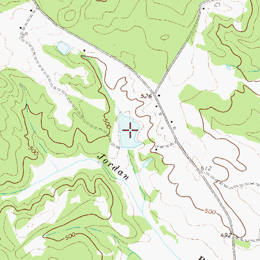 Topographic Map of Grimaude Lake, GA