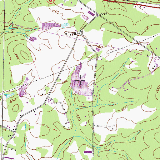 Topographic Map of Edmonds Lake, GA