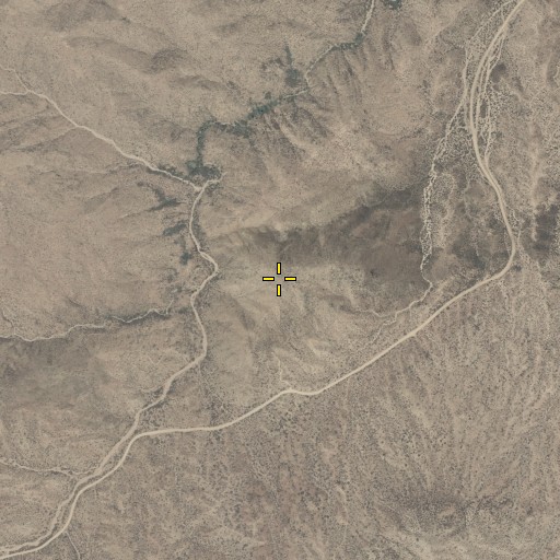Aerial/Satellite Image of Saint Clair Mountain, AZ