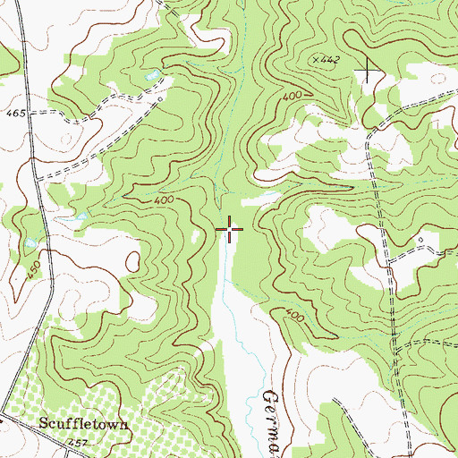 Topographic Map of Harrison Lake B Dam, GA