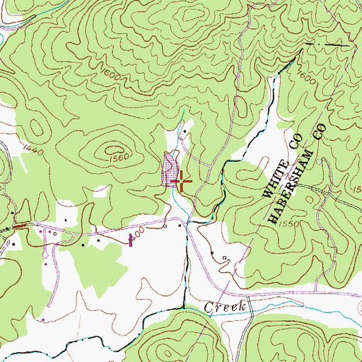 Topographic Map of Royal Lake, GA