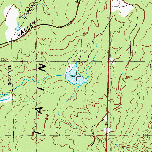Topographic Map of Scott Lake, GA