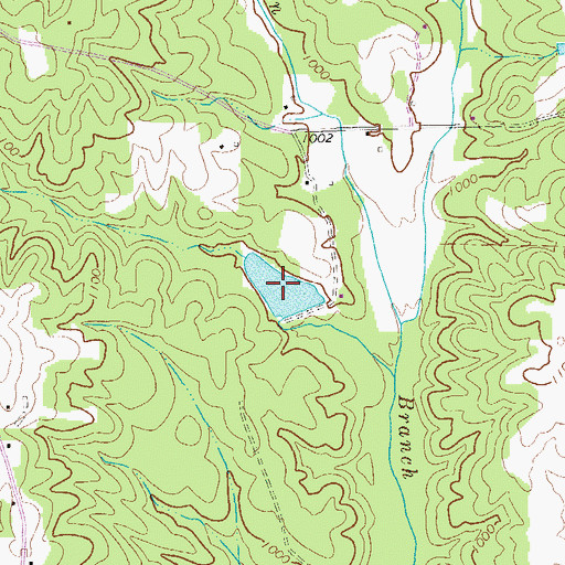 Topographic Map of Stitcher Lake, GA