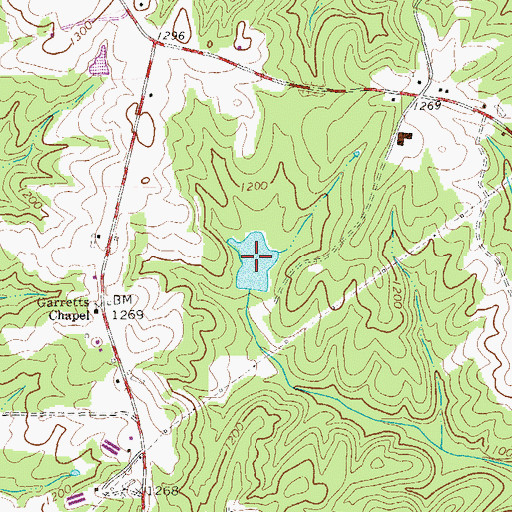 Topographic Map of Zuejnieks Lake, GA
