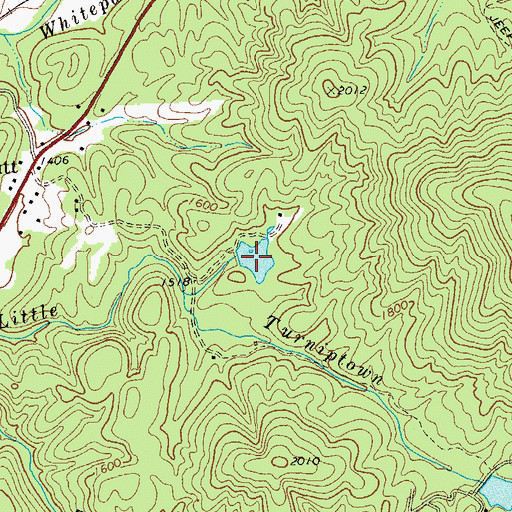 Topographic Map of Sailors Lake, GA