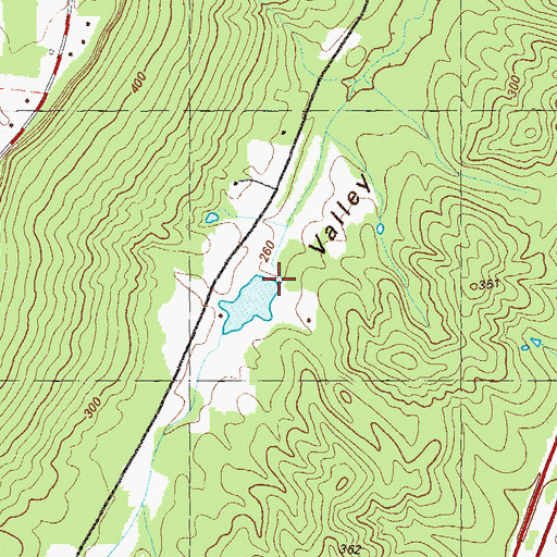 Topographic Map of Young Lake Dam, GA