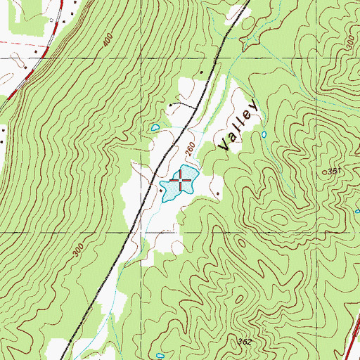 Topographic Map of Young Lake, GA