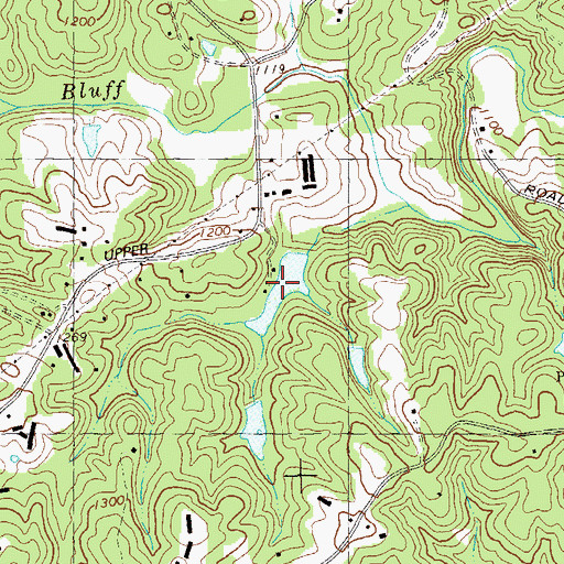 Topographic Map of Ford Lake, GA