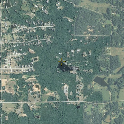 Aerial/Satellite Image of Smith Lake Dam, GA
