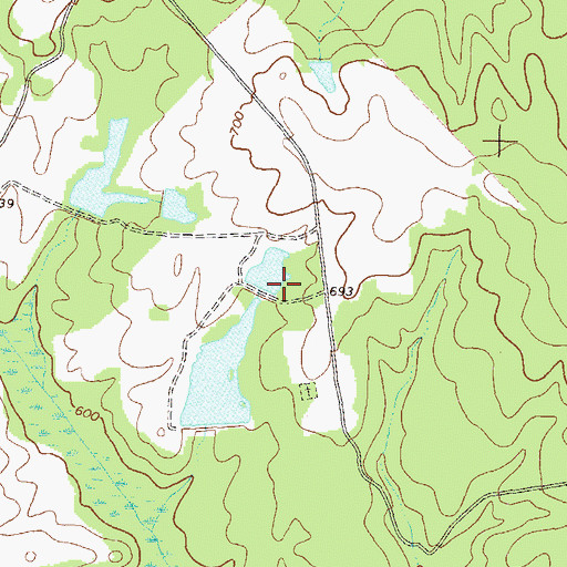Topographic Map of Boyle Lake Northeast Dam, GA