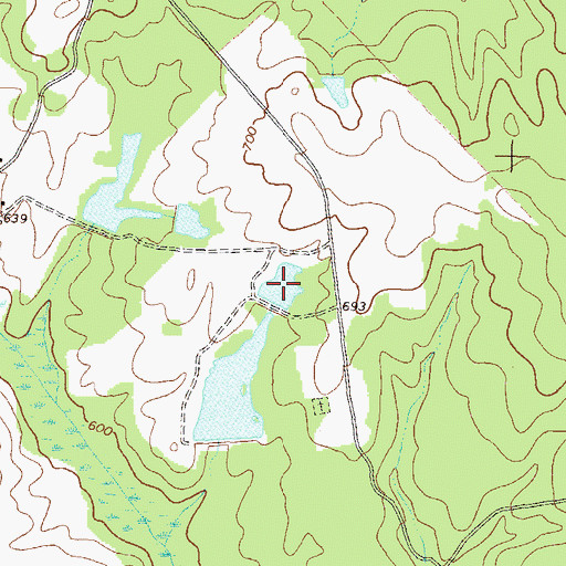 Topographic Map of Boyle Lake Northeast, GA