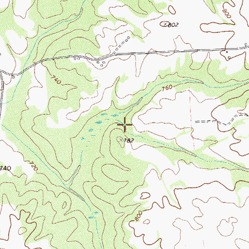 Topographic Map of Jones Lake, GA