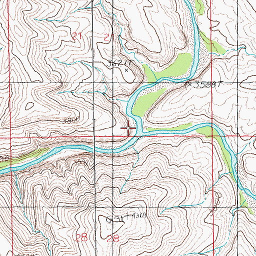 Topographic Map of San Francisco River, AZ