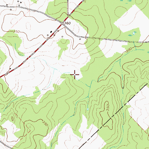 Topographic Map of Wynne Dam, GA