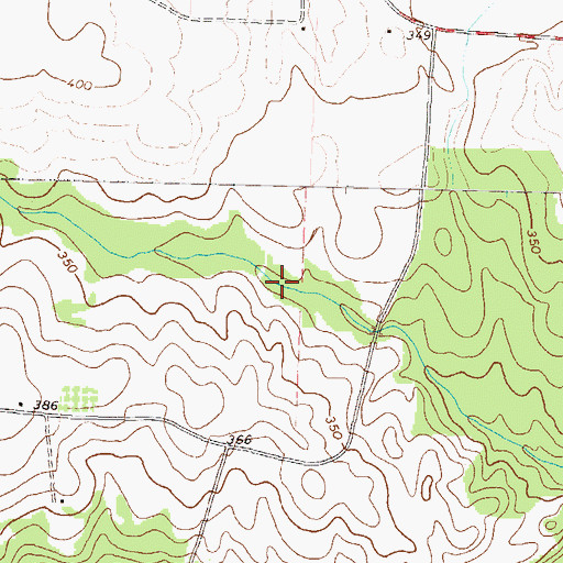 Topographic Map of Griggs South Dam, GA