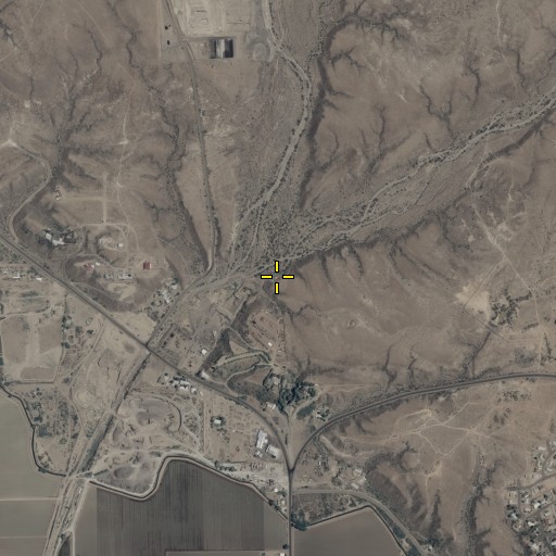 Aerial/Satellite Image of Cottonwood Wash, AZ