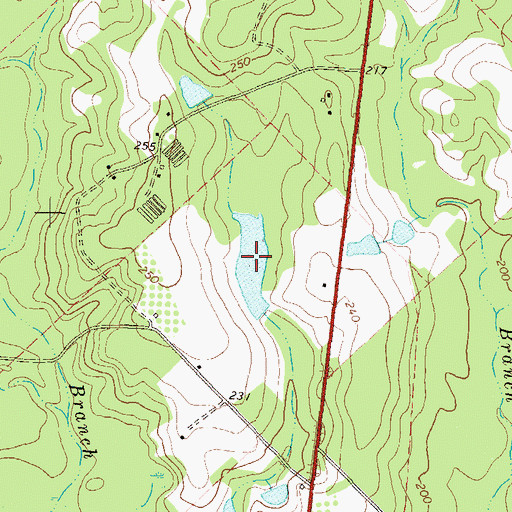 Topographic Map of Jones Lake, GA