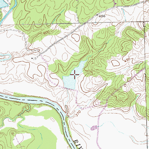 Topographic Map of Green Lake, GA