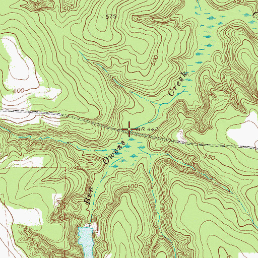 Topographic Map of Parish Lake, GA