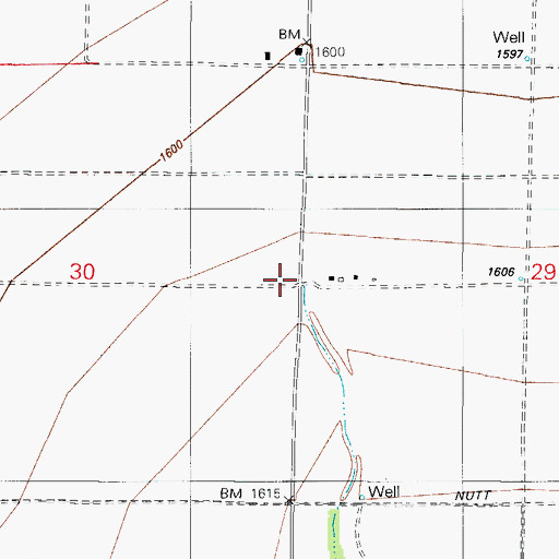 Topographic Map of Santa Cruz River, AZ