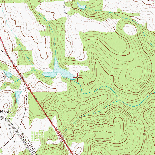 Topographic Map of Haygood Pond Dam, GA