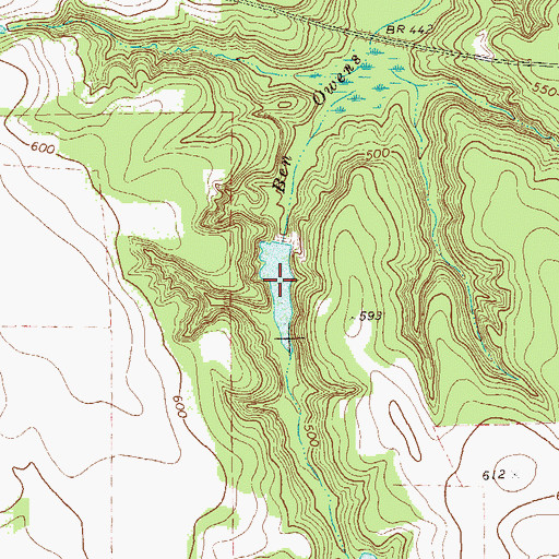 Topographic Map of Parish Lake South, GA