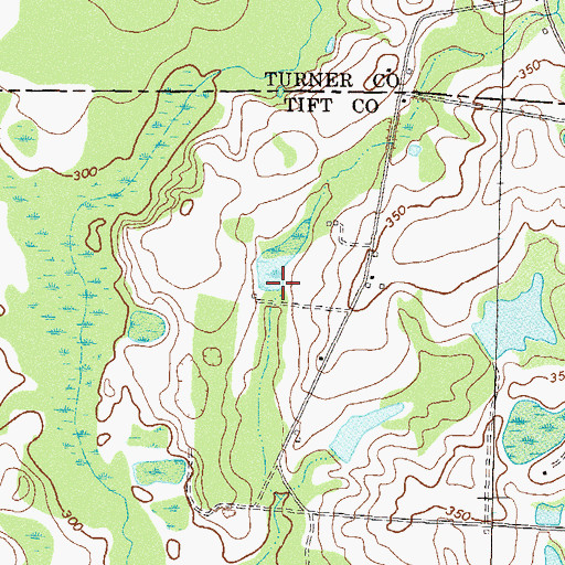 Topographic Map of Winfreds Lake Dam, GA