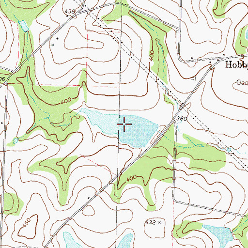 Topographic Map of Nelson Lake, GA