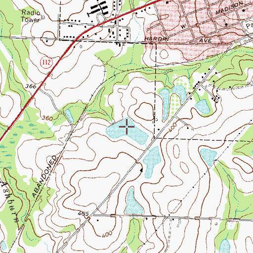 Topographic Map of H E Jones Lake, GA