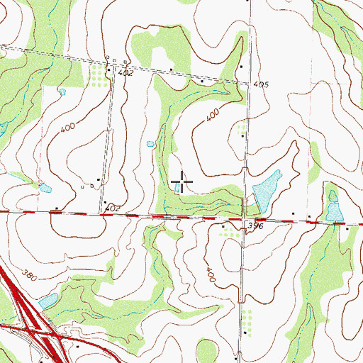Topographic Map of Wynne Lake Dam, GA