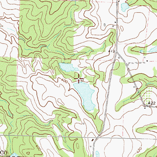 Topographic Map of Williams Lake Dam, GA