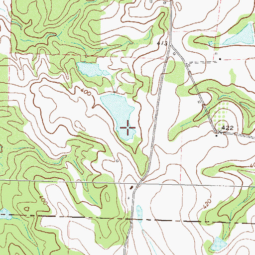 Topographic Map of Williams Lake, GA