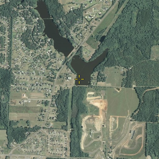 Aerial/Satellite Image of Griffin Lake Dam, GA