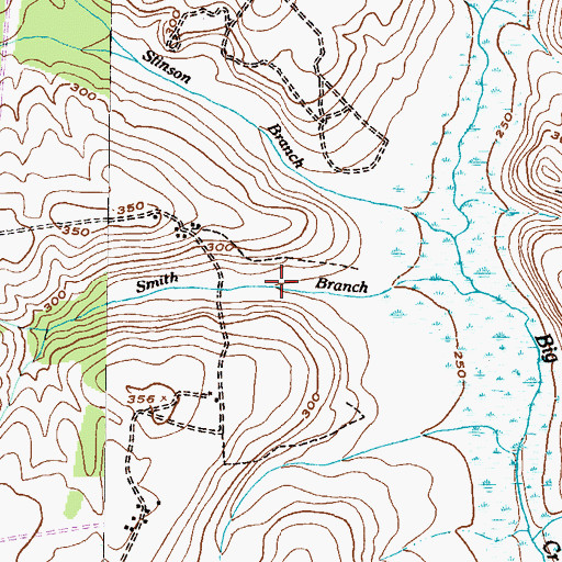 Topographic Map of Rabun Lake Dam, GA