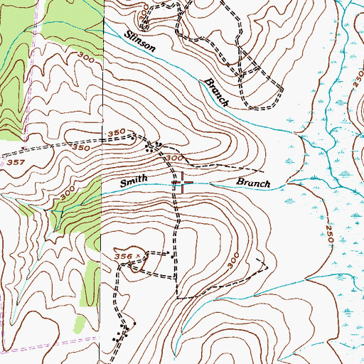 Topographic Map of Rabun Lake, GA