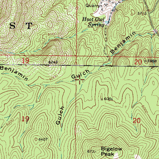 Topographic Map of Sawmill Gulch, AZ