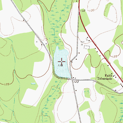 Topographic Map of Crombley Pond, GA