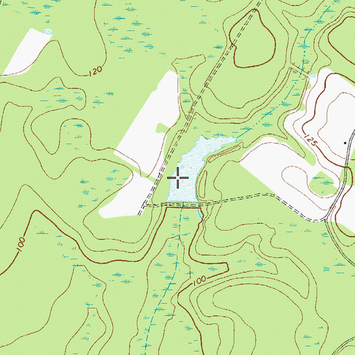 Topographic Map of Grafarwill Trust Dam, GA