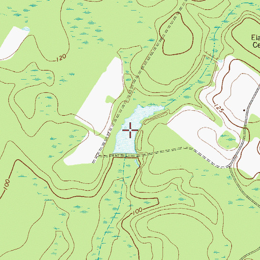 Topographic Map of Grafarwill Trust Pond, GA