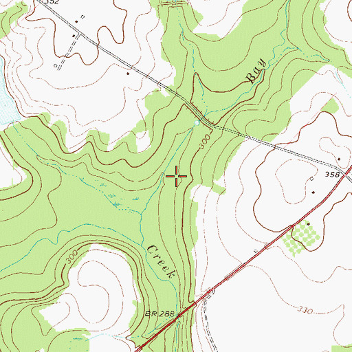 Topographic Map of Morris Lake Dam, GA