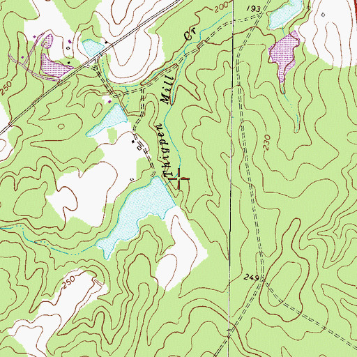 Topographic Map of Sumner Pond, GA