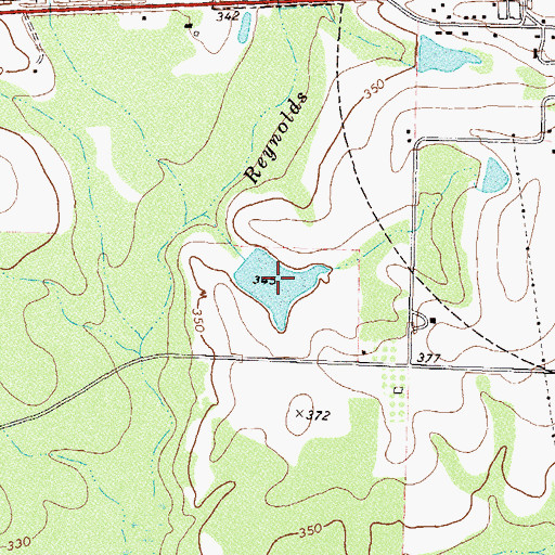 Topographic Map of Morrison Lake, GA