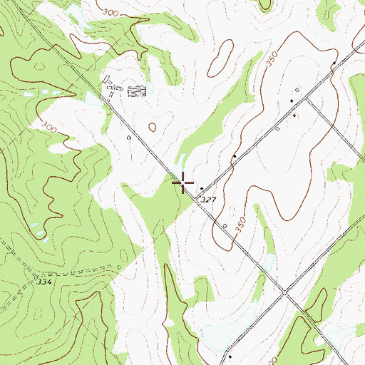 Topographic Map of Peterson Pond Dam, GA