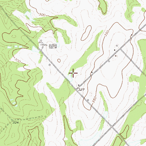 Topographic Map of Peterson Pond, GA